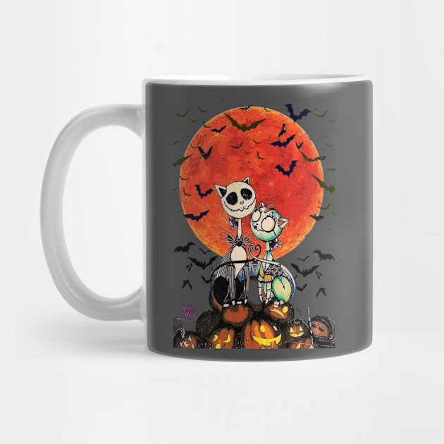 Funny Halloween nightmare before meow by Viper Unconvetional Concept